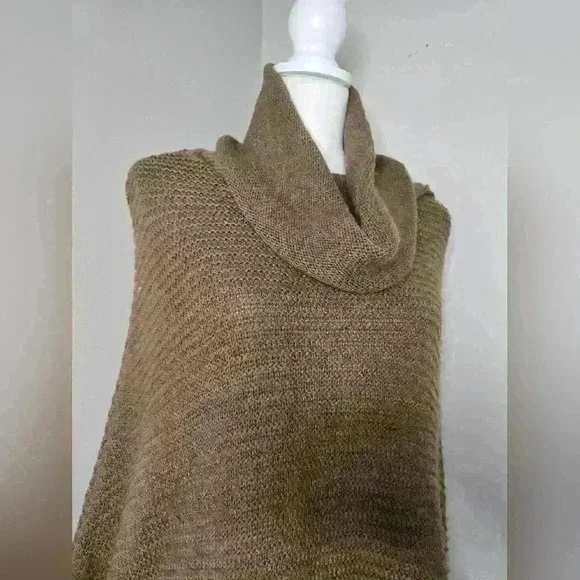 Merona Cowl Neck Sweater Poncho M/L - Picture 3 of 8